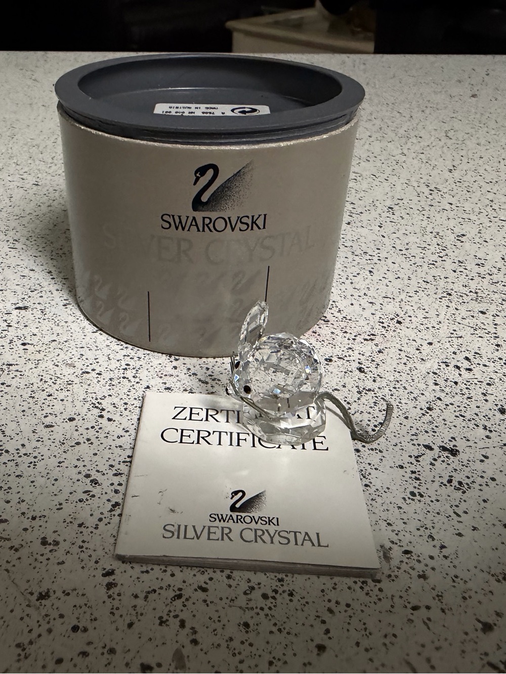 Swarovski Crystal Figurine Mouse New In Box